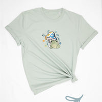 Freddie The Frog & Mushroom AroAce Tee