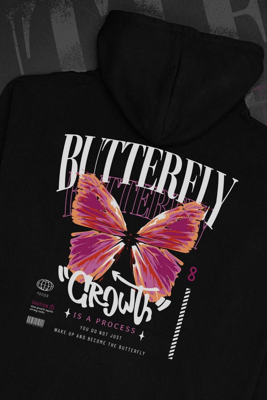 Butterfly Growth Lesbian Hoodie