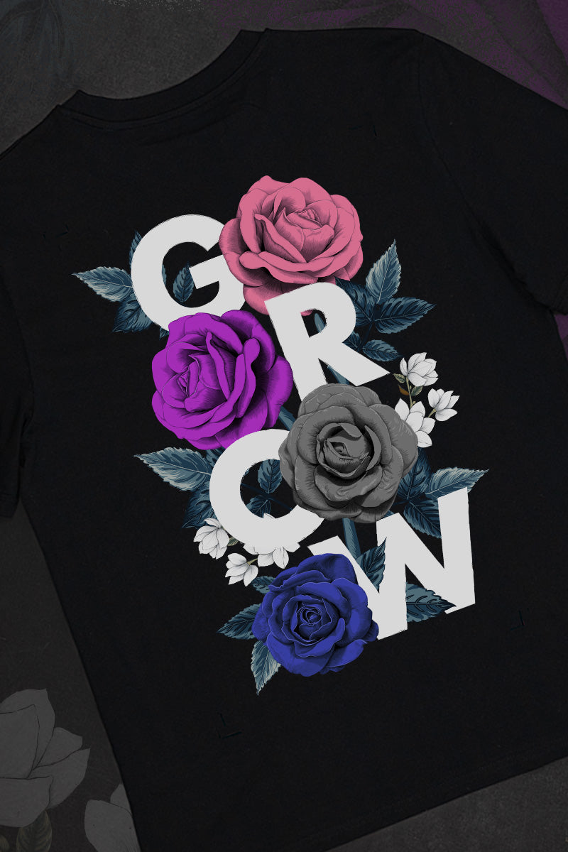 Floral Grow Gender Fluid Tee