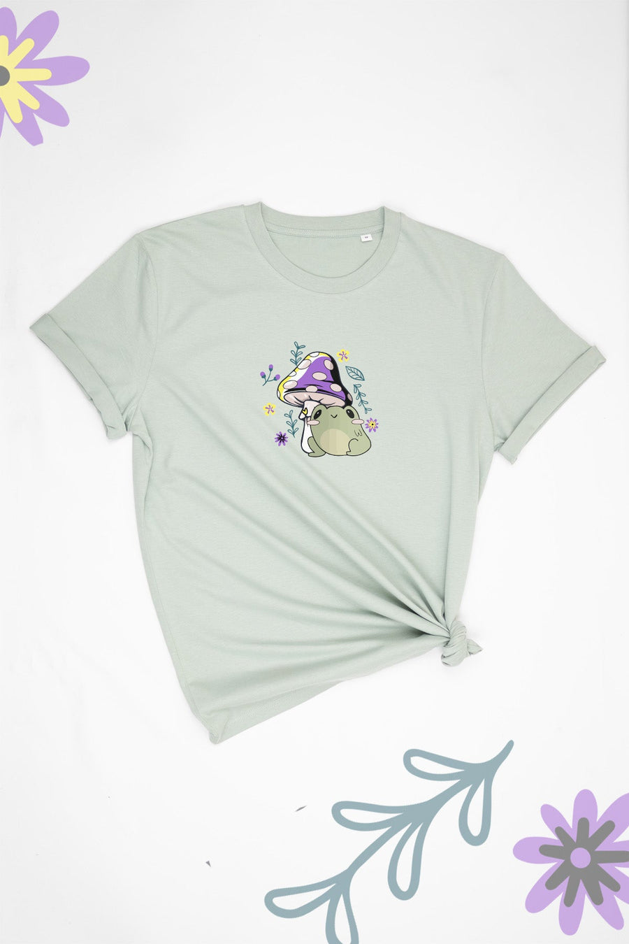 Freddie The Frog & Mushroom Non-Binary Tee