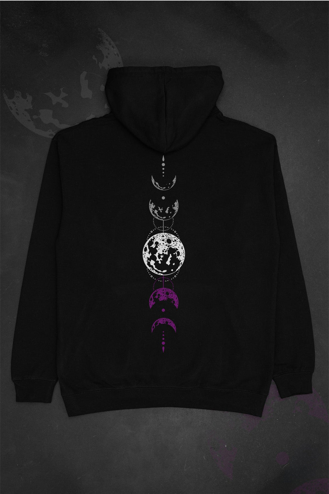 Celestial Moon Phase Asexual Hoodie