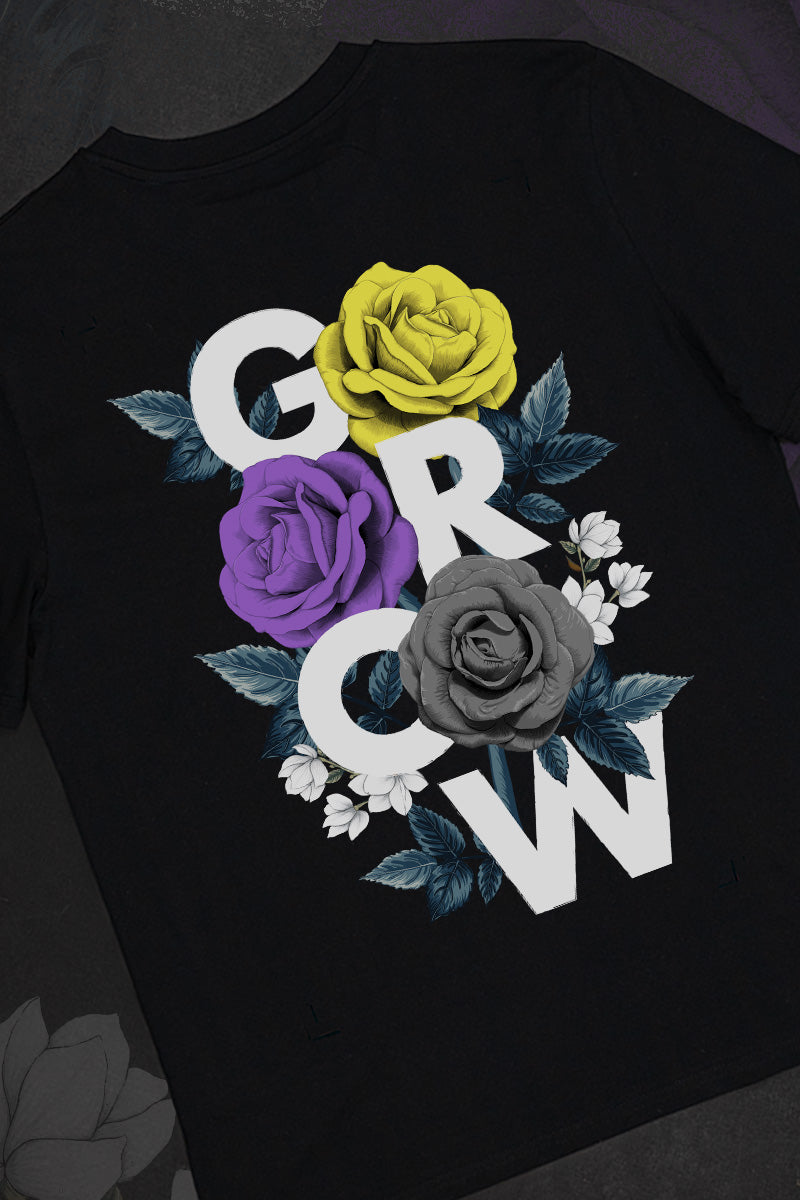 Floral Grow Non-Binary Tee