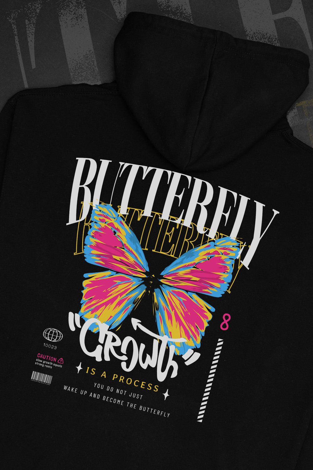 Butterfly Growth Pansexual Hoodie