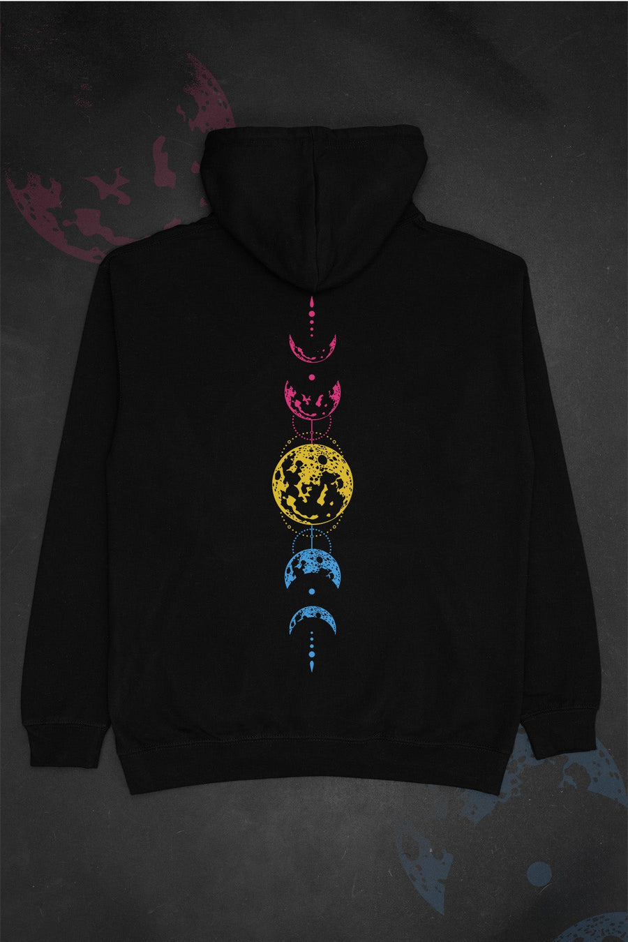 Celestial Moon Phase Pansexual Hoodie