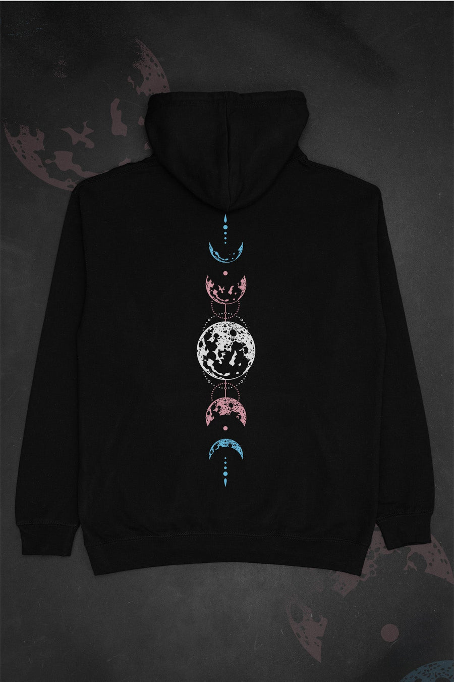 Celestial Moon Phase Transgender Hoodie