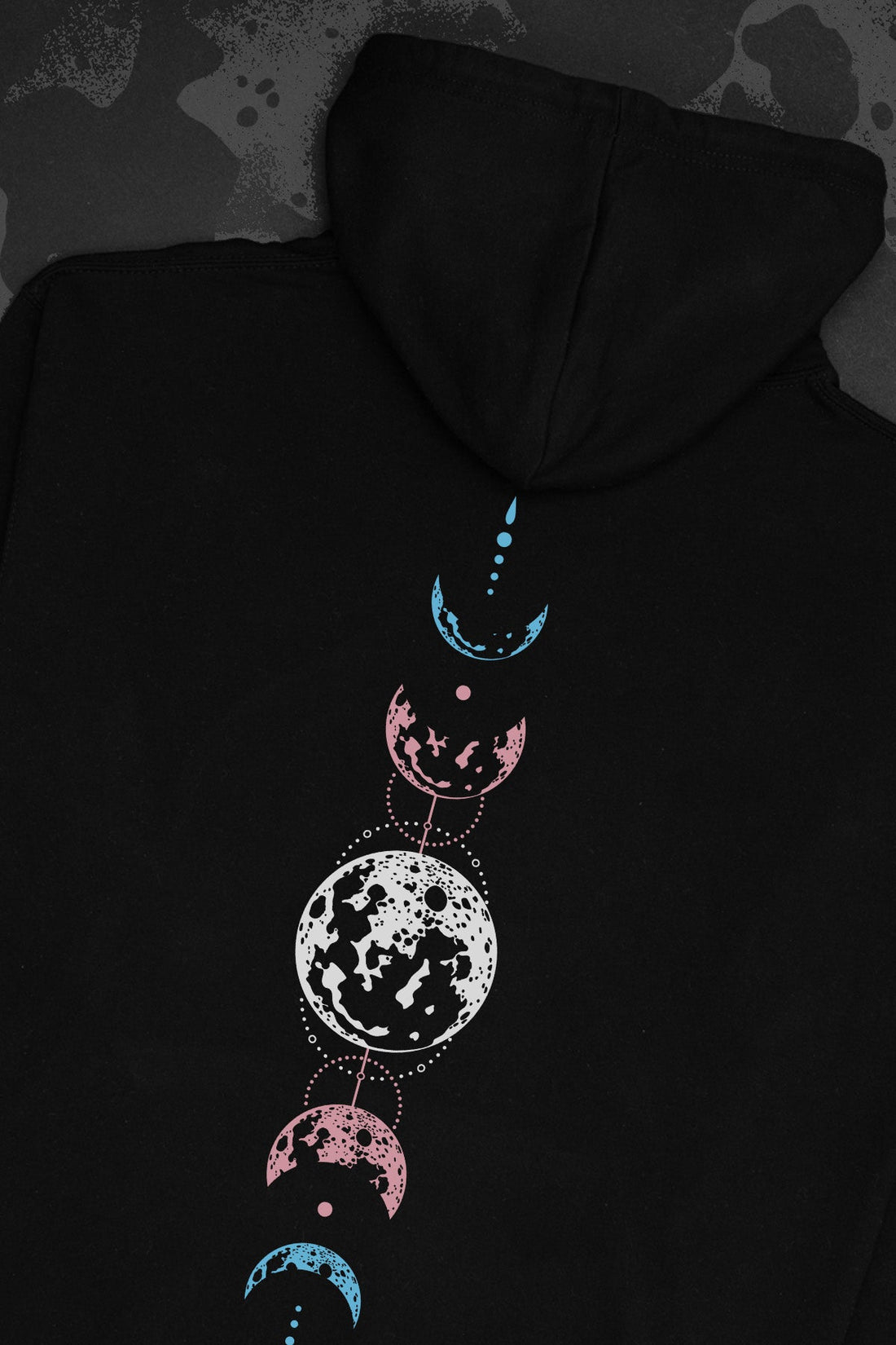 Celestial Moon Phase Transgender Hoodie