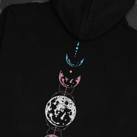 Celestial Moon Phase Transgender Hoodie