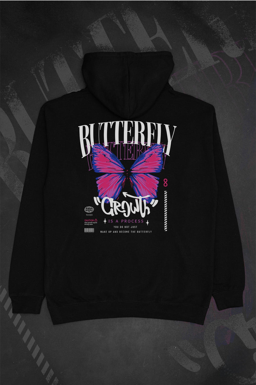 Butterfly Growth Bisexual Hoodie