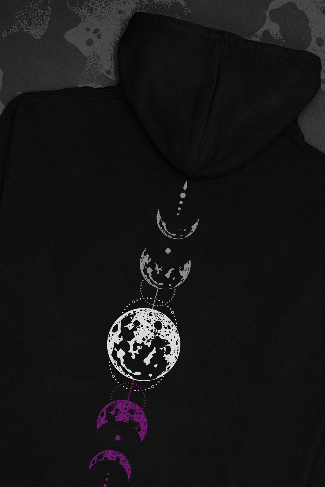 Celestial Moon Phase Asexual Hoodie