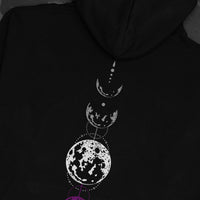 Celestial Moon Phase Asexual Hoodie