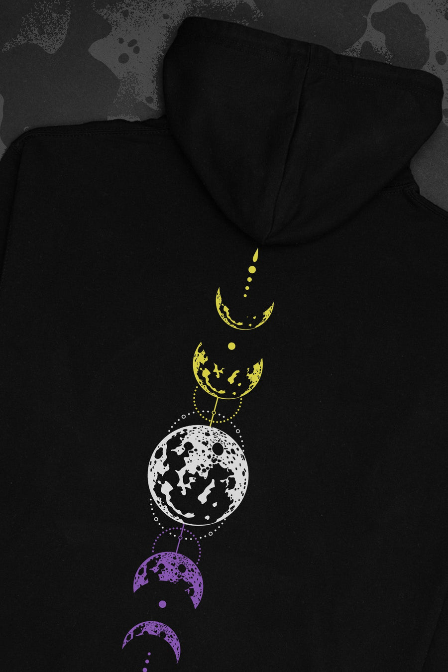 Celestial Moon Phase Non-Binary Hoodie