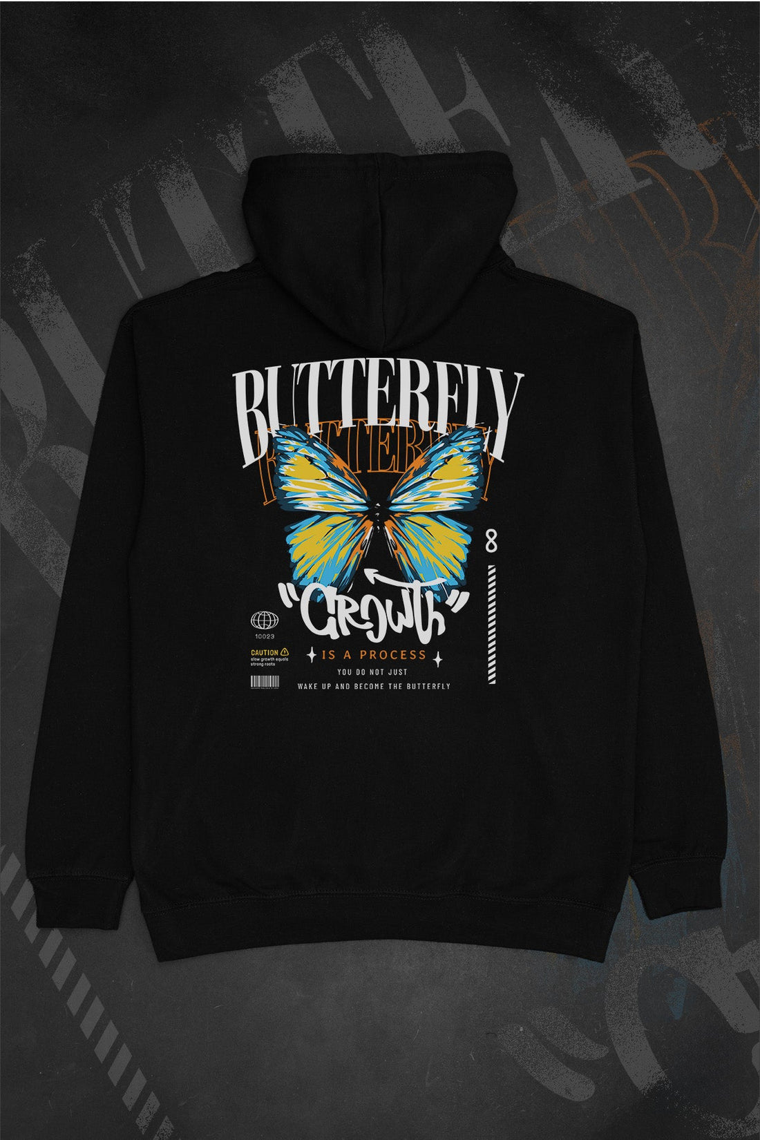 Butterfly Growth AroAce Hoodie