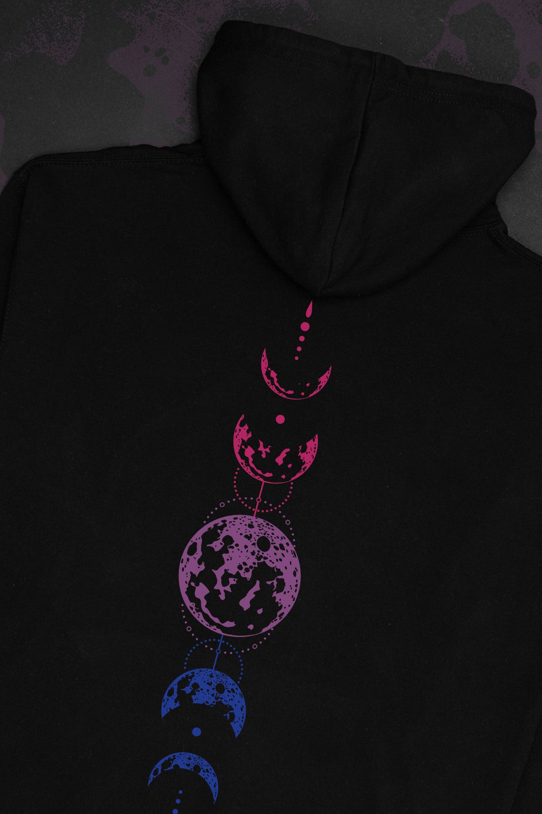 Celestial Moon Phase Bisexual Hoodie