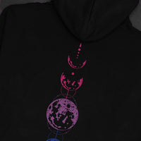 Celestial Moon Phase Bisexual Hoodie