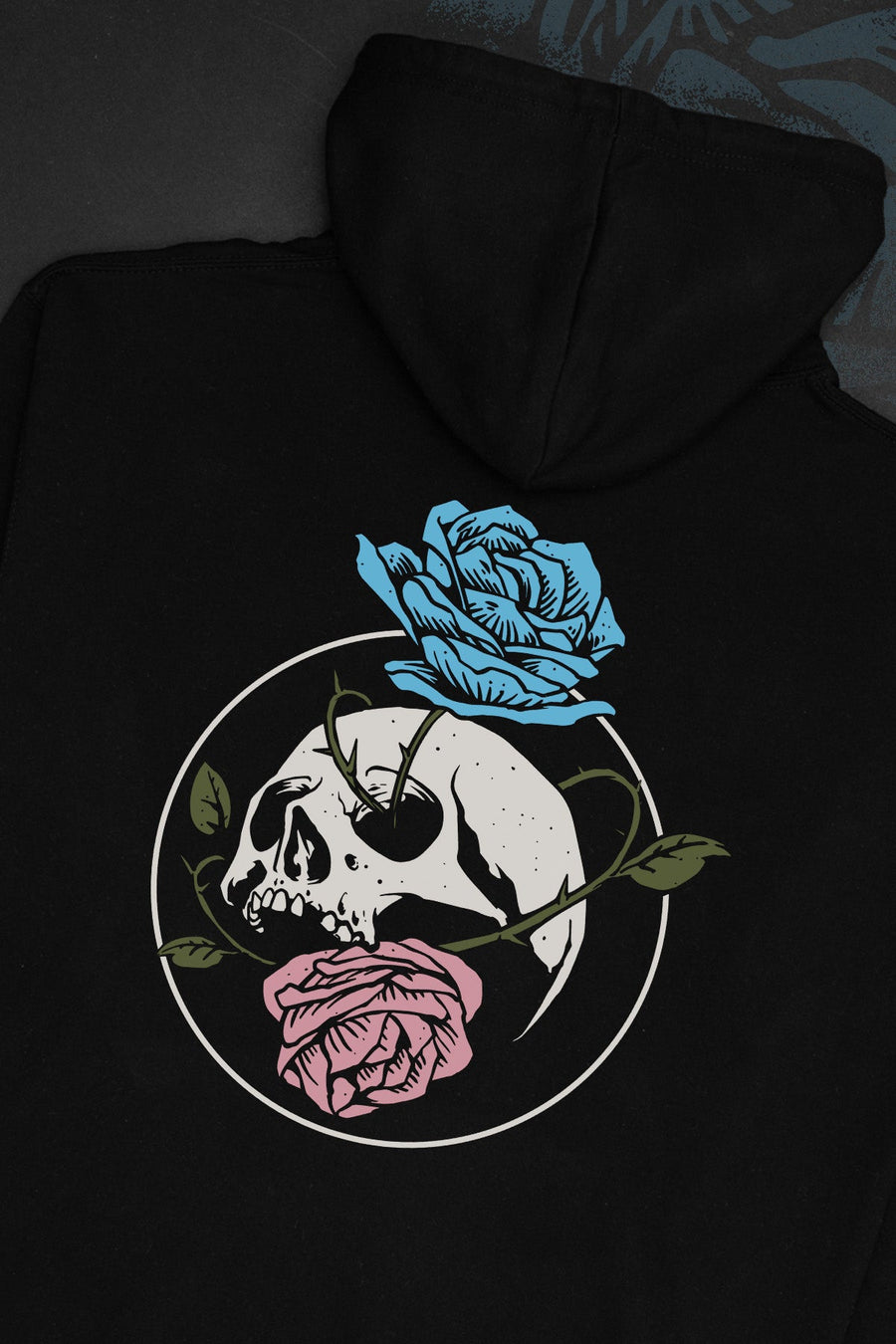 Skull & Roses Transgender Hoodie