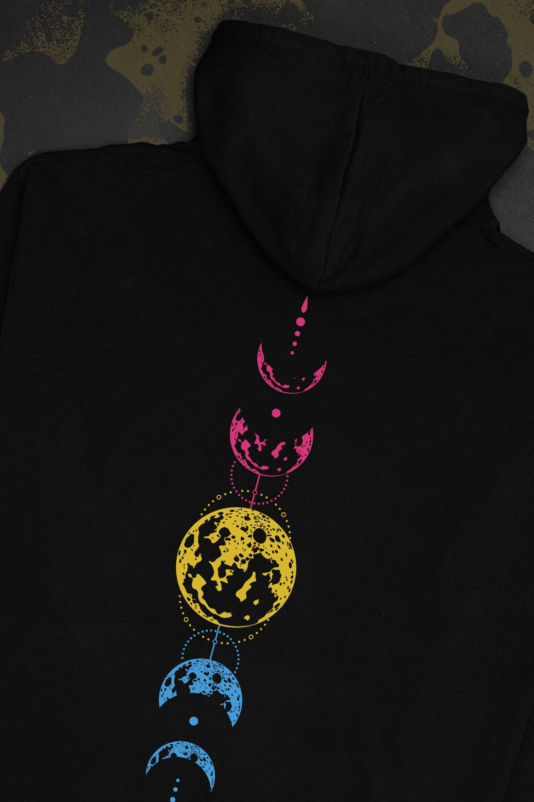 Celestial Moon Phase Pansexual Hoodie