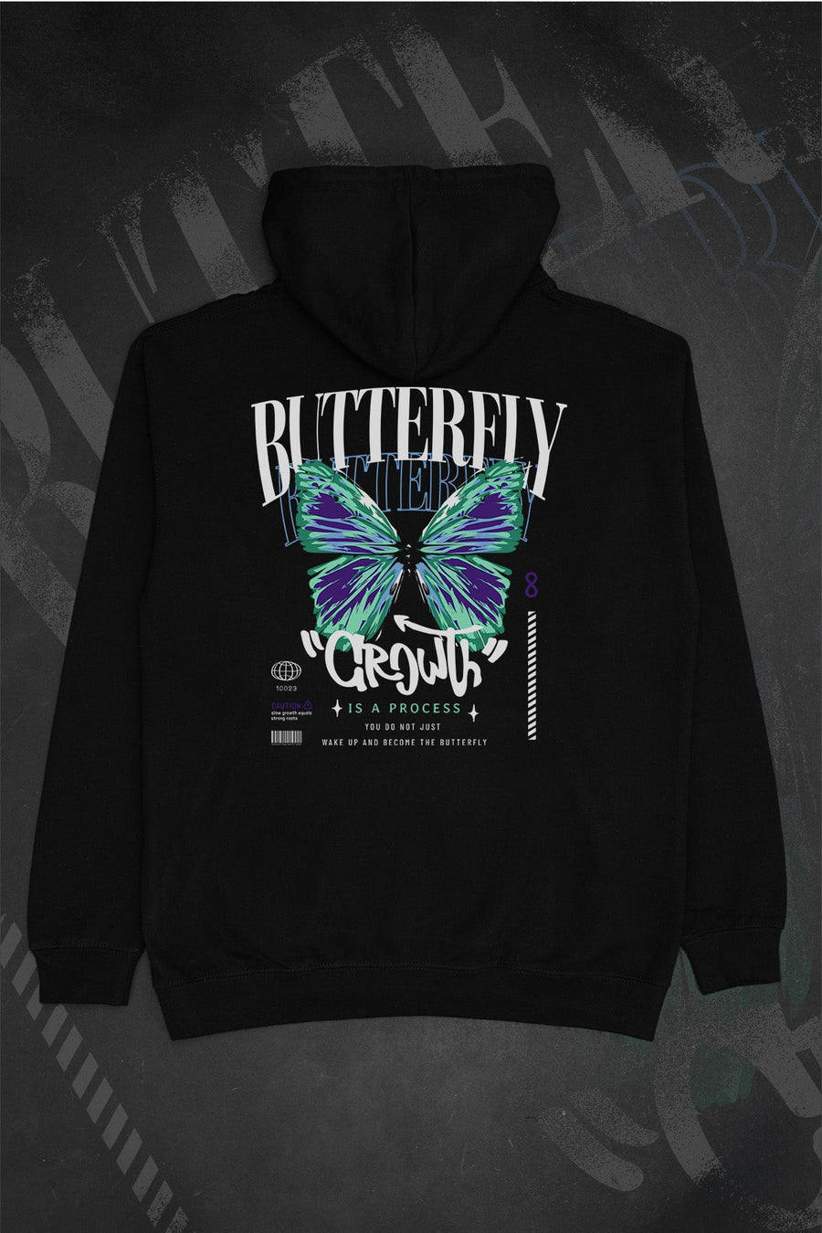 Butterfly Growth Gay Hoodie