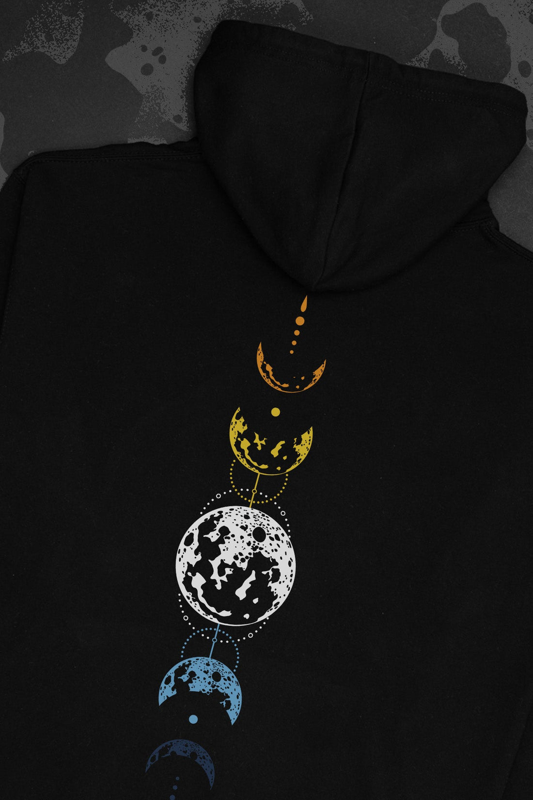 Celestial Moon Phase AroAce Hoodie