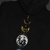 Celestial Moon Phase AroAce Hoodie