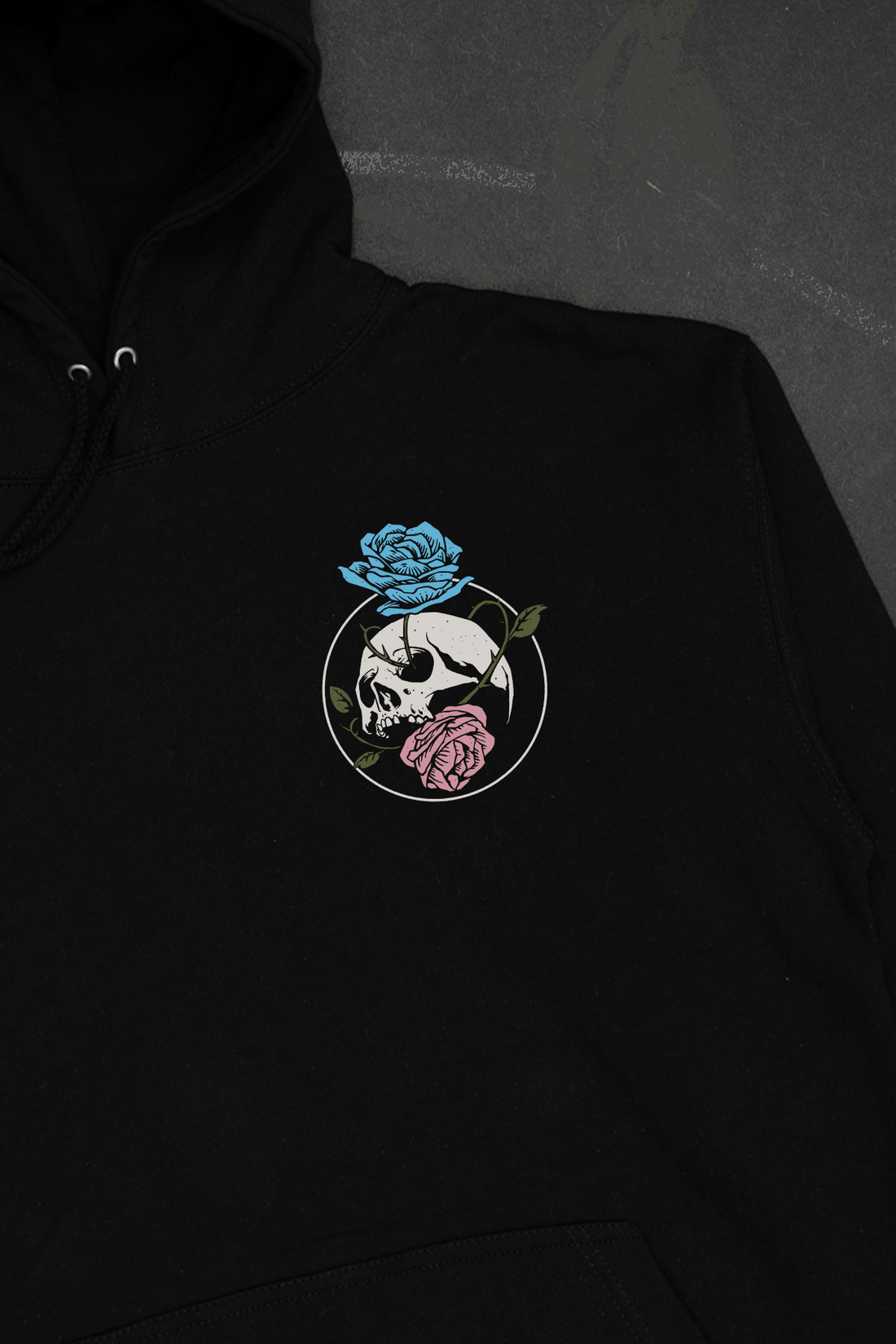 Skull & Roses Transgender Hoodie