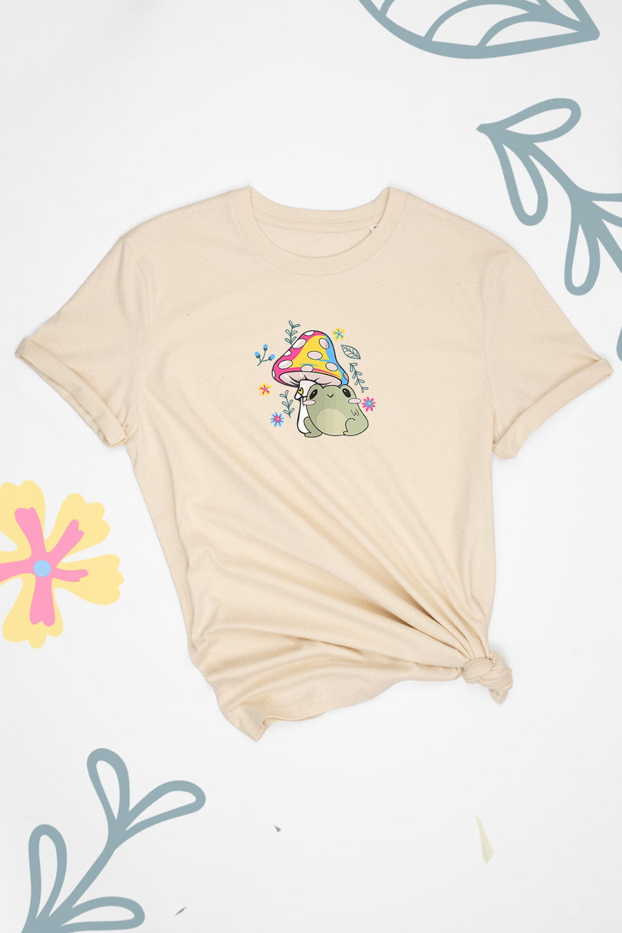 Freddie The Frog & Mushroom Pansexual Tee