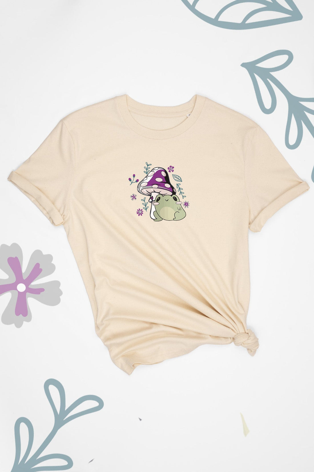 Freddie The Frog & Mushroom Asexual Tee