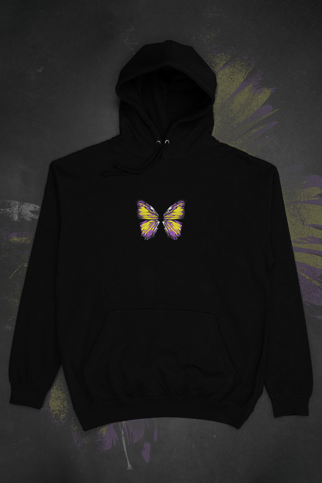 Butterfly Growth Non-Binary Hoodie