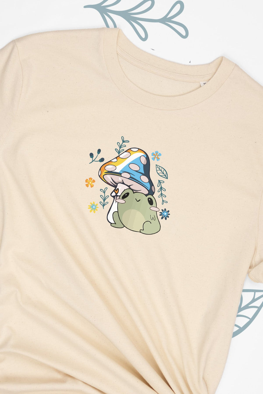 Freddie The Frog & Mushroom AroAce Tee