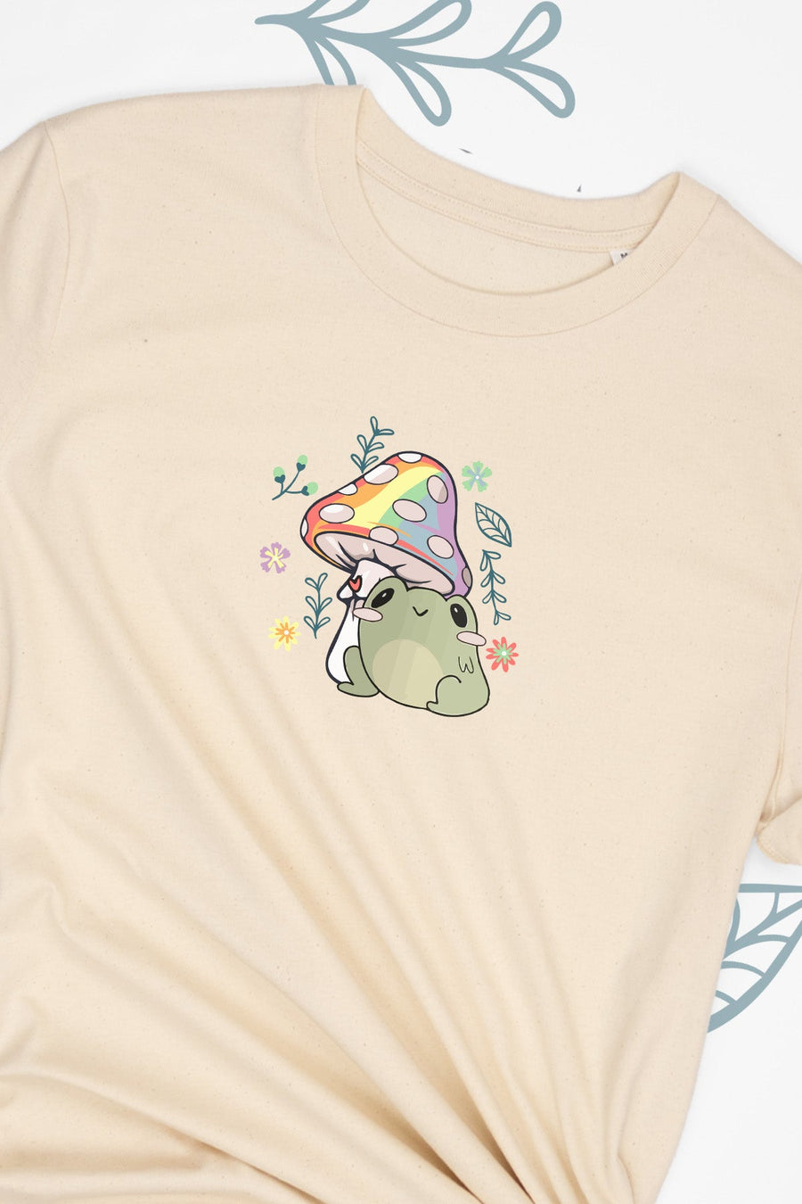 Freddie The Frog & Mushroom Rainbow Tee