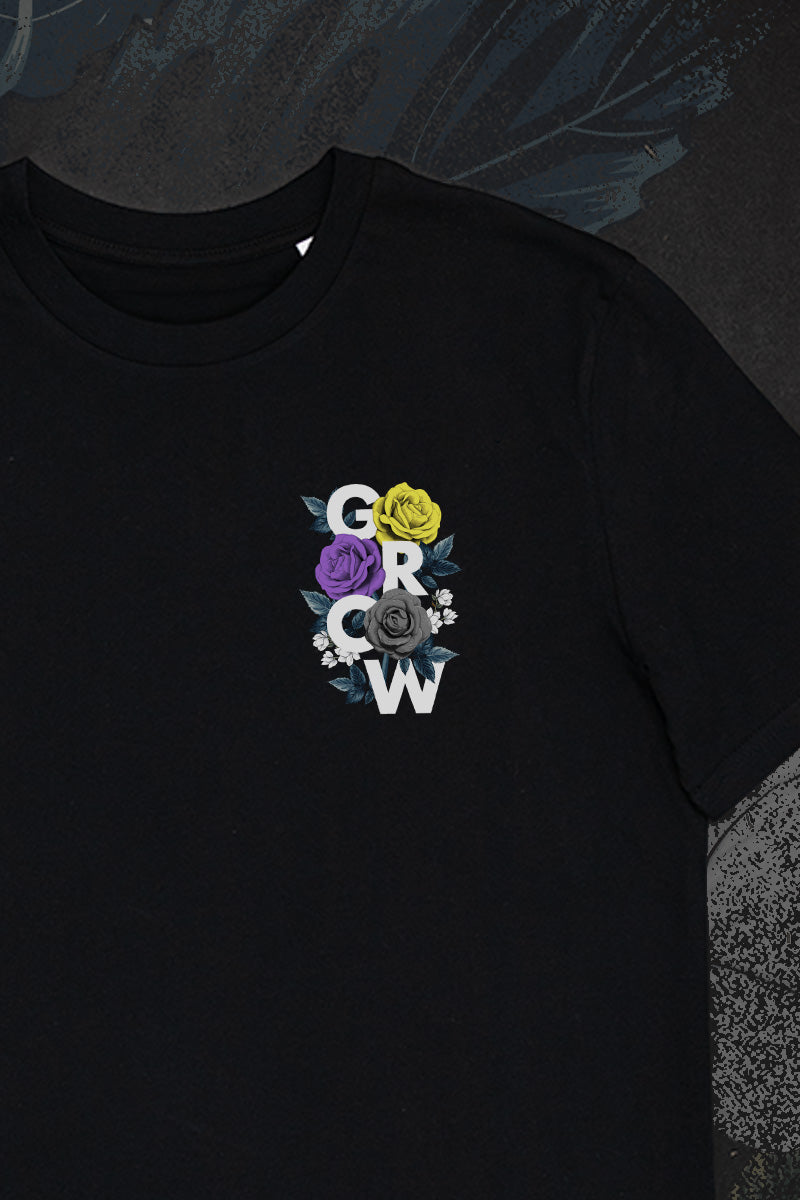 Floral Grow Non-Binary Tee