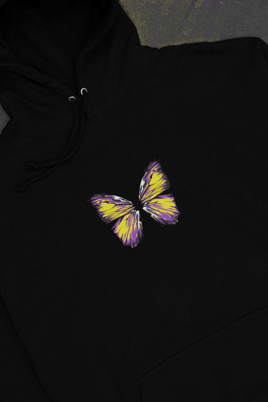 Butterfly Growth Non-Binary Hoodie