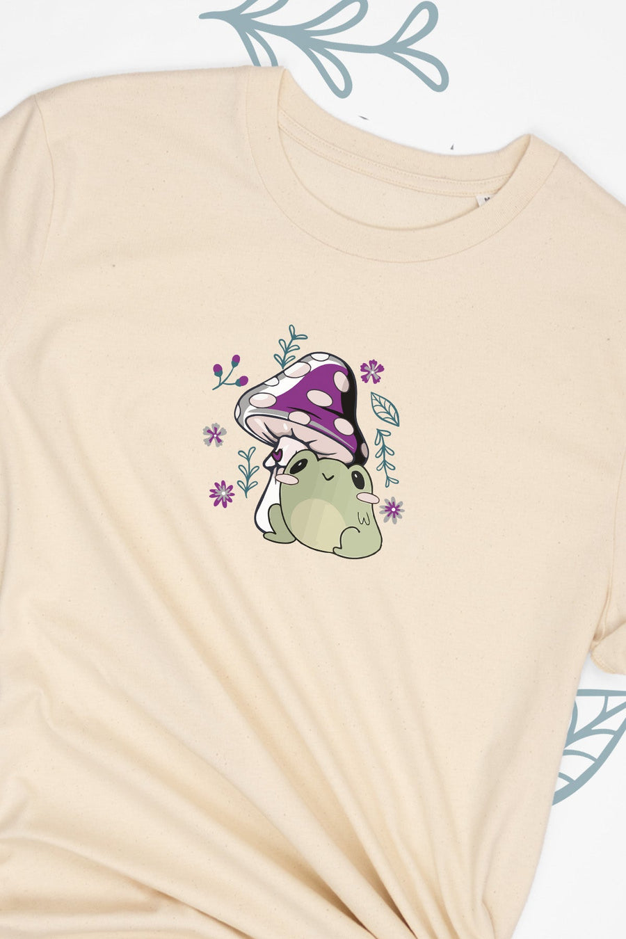 Freddie The Frog & Mushroom Asexual Tee