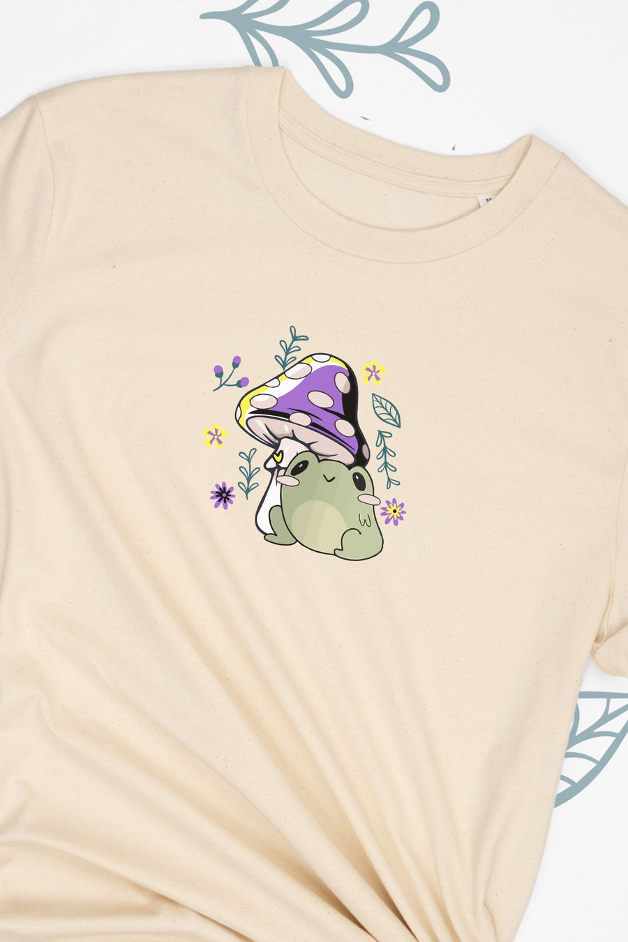 Freddie The Frog & Mushroom Non-Binary Tee