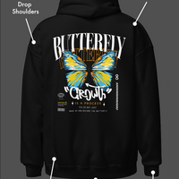 Butterfly Growth AroAce Hoodie