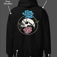 Skull & Roses Transgender Hoodie