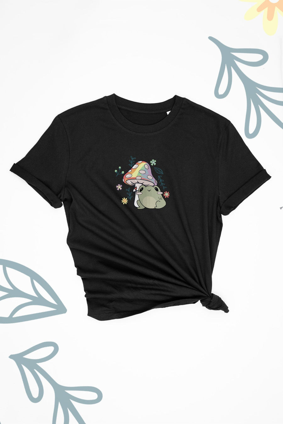 Freddie The Frog & Mushroom Rainbow Tee