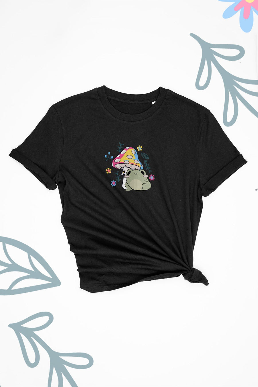 Freddie The Frog & Mushroom Pansexual Tee