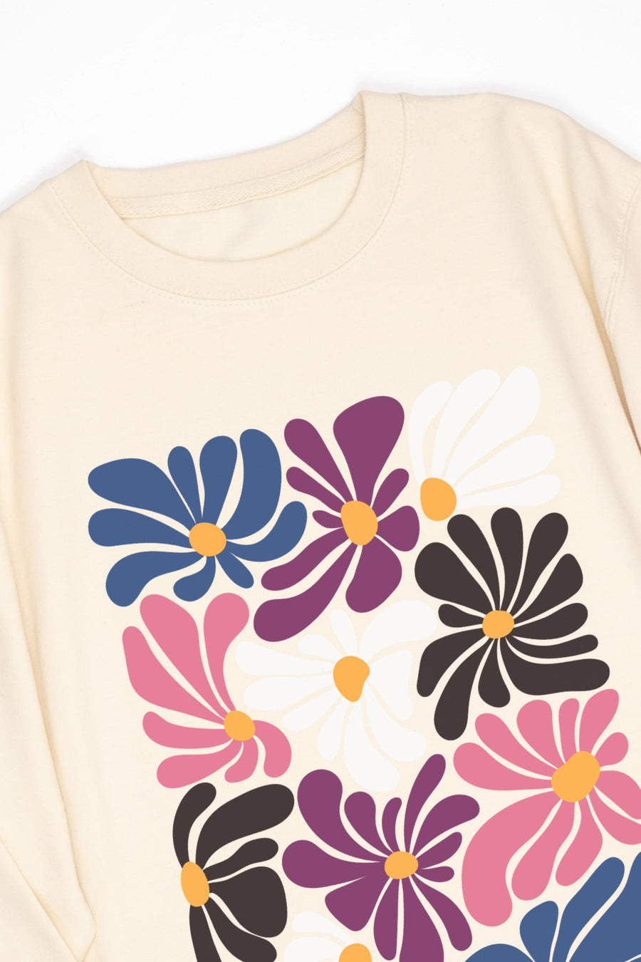 Funky Flowers Gender Fluid Sweat