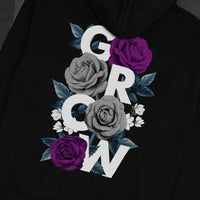 Floral Grow Asexual Hoodie