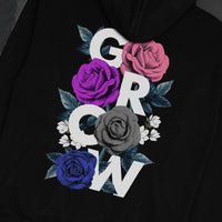 Floral Grow Gender Fluid Hoodie