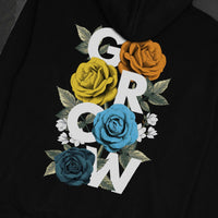 Floral Grow AroAce Hoodie