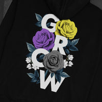 Floral Grow Non-Binary Hoodie