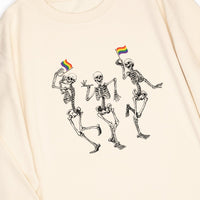 Dancing Skeletons Rainbow Sweat