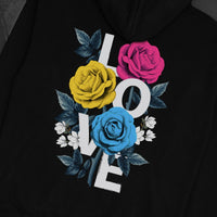 Floral Love Pansexual Hoodie