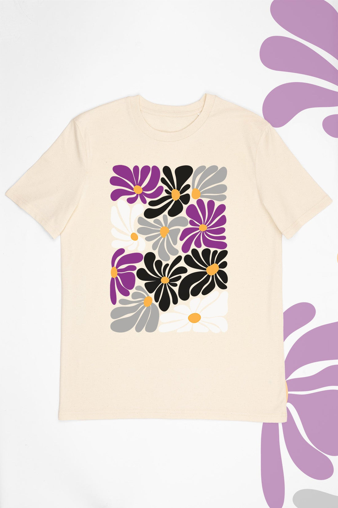 Funky Flowers Asexual Tee