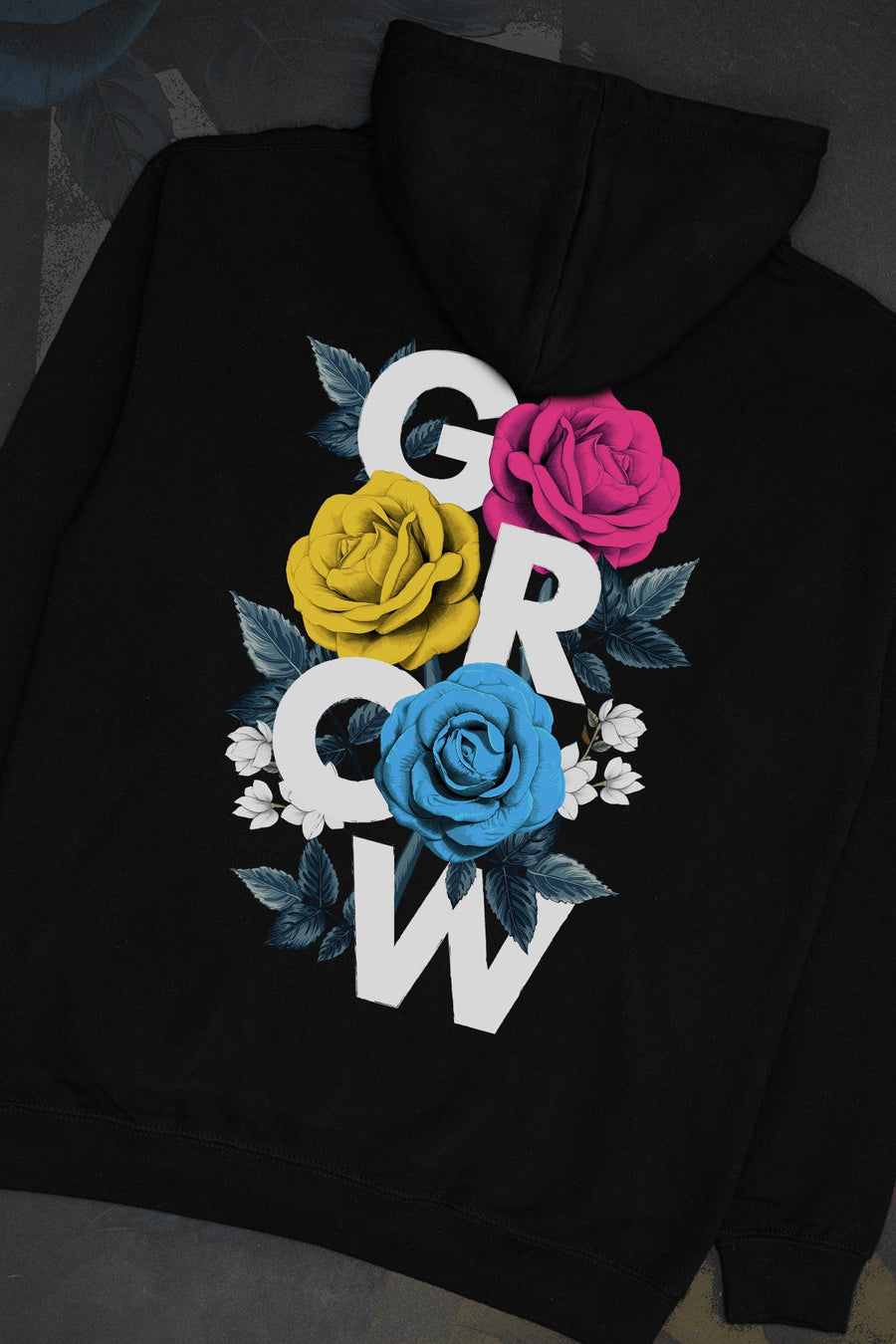 Floral Grow Pansexual Hoodie