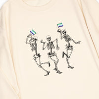 Dancing Skeletons Gay Sweat