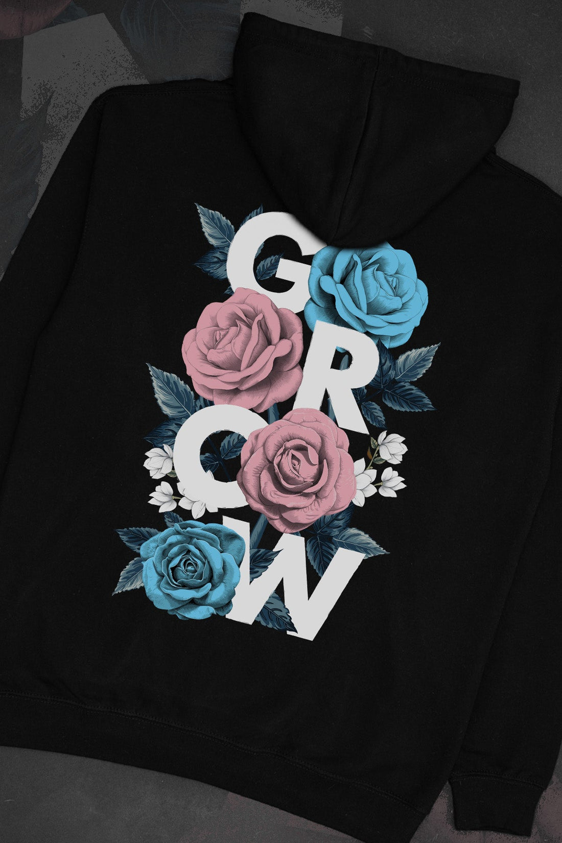 Floral Grow Transgender Hoodie