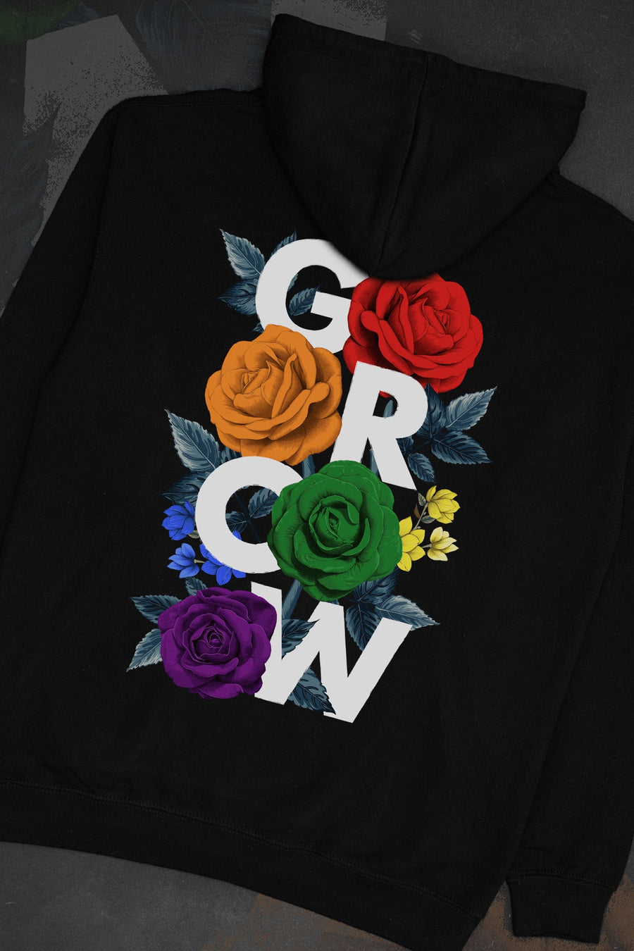 Floral Grow Rainbow Hoodie
