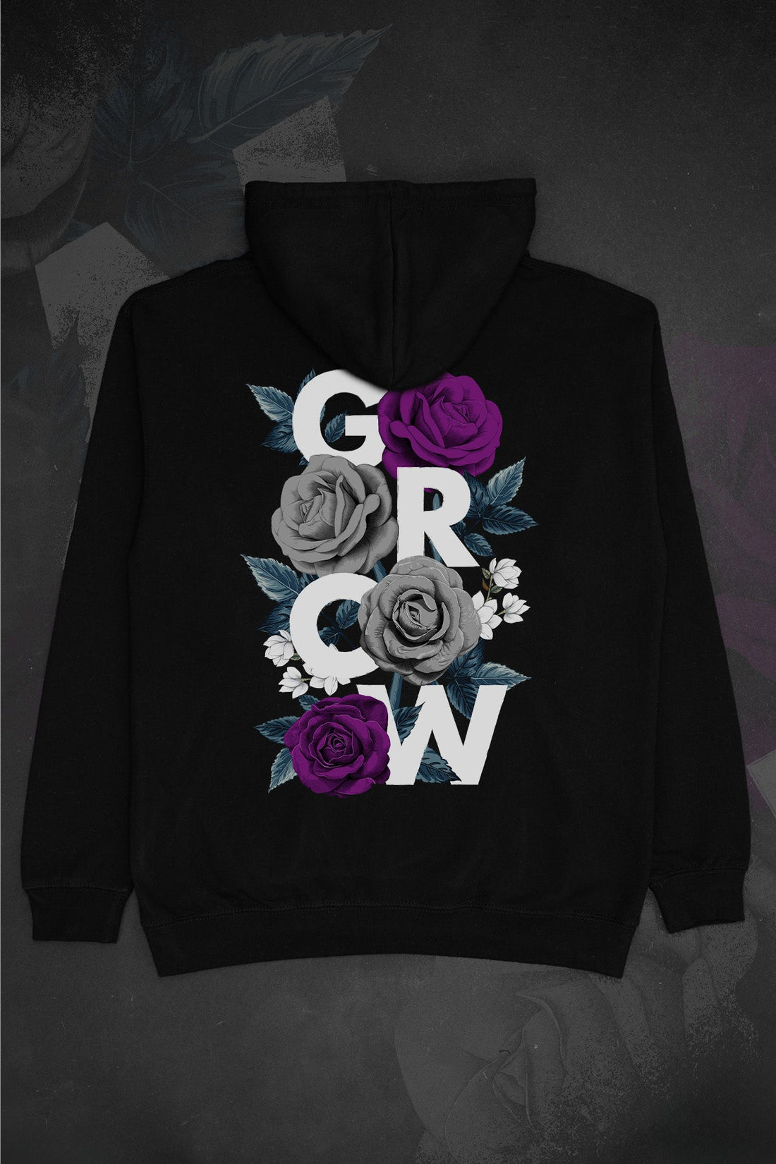 Floral Grow Asexual Hoodie